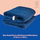 image 2 of Russell Hobbs RHHT1003BLU Electric Blanket Blue Heated Throw Sherpa