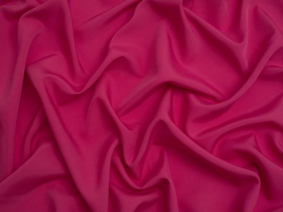 Minerva Core Range Pink Soft Touch Crepe Fabric for Dressmaking, 110cm / 43" Wide - per metre