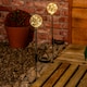 image 1 of ValueLights 2 Pack Solar Powered Outdoor Fairy Globe Spike Lights Garden Stake Lamp