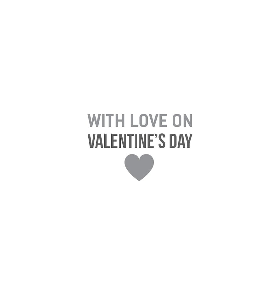 image 1 of Hug And Kisses To My Missus - Funny Valentine's Day Card