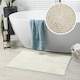 image 3 of Chenille Bobble Bath Mat Non-Slip 50 x 80cm - Cream