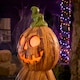 image 3 of Home Accents Holiday 8.5ft Giant-Sized Halloween Jack-O-Lanterns Pumpkin Stack with LEDs