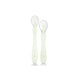 image 2 of Kikka Boo Silicone Spoons With Suction Cup Mint 2Pk