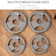 image 7 of HOMCOM Olympic Weight Plates Sets with 2 x 5kg, 2 x 2.5kg for StrengthTraining