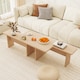 image 6 of COSTWAY Set of 2 Modular Coffee L Shaped Center Tables Oak