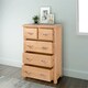 image 2 of Sienna 2 Over 3 Chest of Drawers - D47 x W95 x H120 cm - Oak
