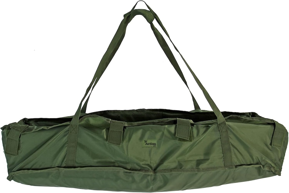 image 1 of Actiaspet Carp Fishing Cradle Unhooking Mat Sling Green Fish Protection Care Safe Tackle 85 x 50 x 15 cm