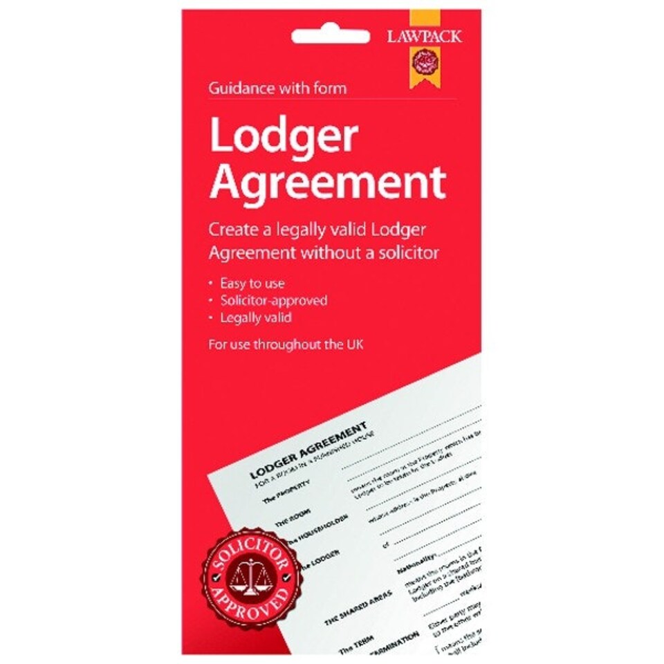 LawPack Lodger Agreement Templates Book - White - One Size