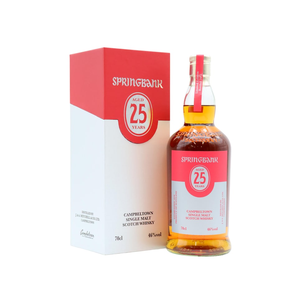 Springbank 2022 Edition Campbeltown Single Malt Scotch 25 year old Whisky