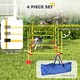 image 8 of PawHut 4-Piece Dog Agility Equipment with 4 Hurdle bars, for Training