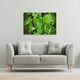 image 2 of Abstract background of dark green leaves (Canvas Print) 77 x 51 x 4cm