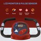 image 8 of HOMCOM Magnetic Resistance Exercise Bike Foldable LCD Adjustable Seat Grey