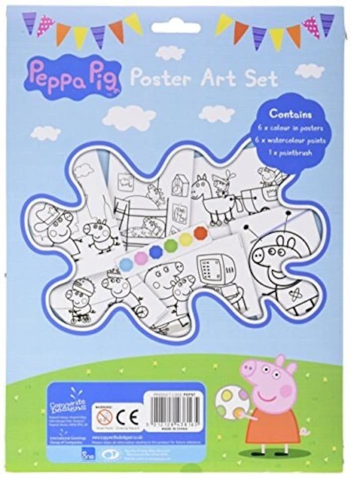 image 1 of Peppa Pig Poster Art Set