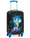 image 1 of Sonic The Hedgehog Kids Suitcase | Black Small Cabin Bag For Boys & Girls | Carry On Trolley with Extendable Handle | Paint Splatter Gaming Fun | Game Movie Travel Accessory for Children & Teens