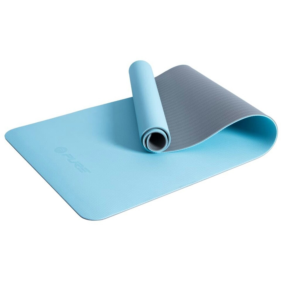 image 1 of Blue/Grey Yoga Mat