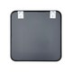 image 2 of Living and Home Square Wall Mirror - Black - 70cm | Black