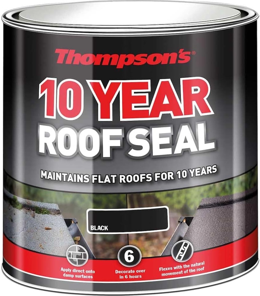 image 1 of Thompson's 10Year Roof Seal Black 1L