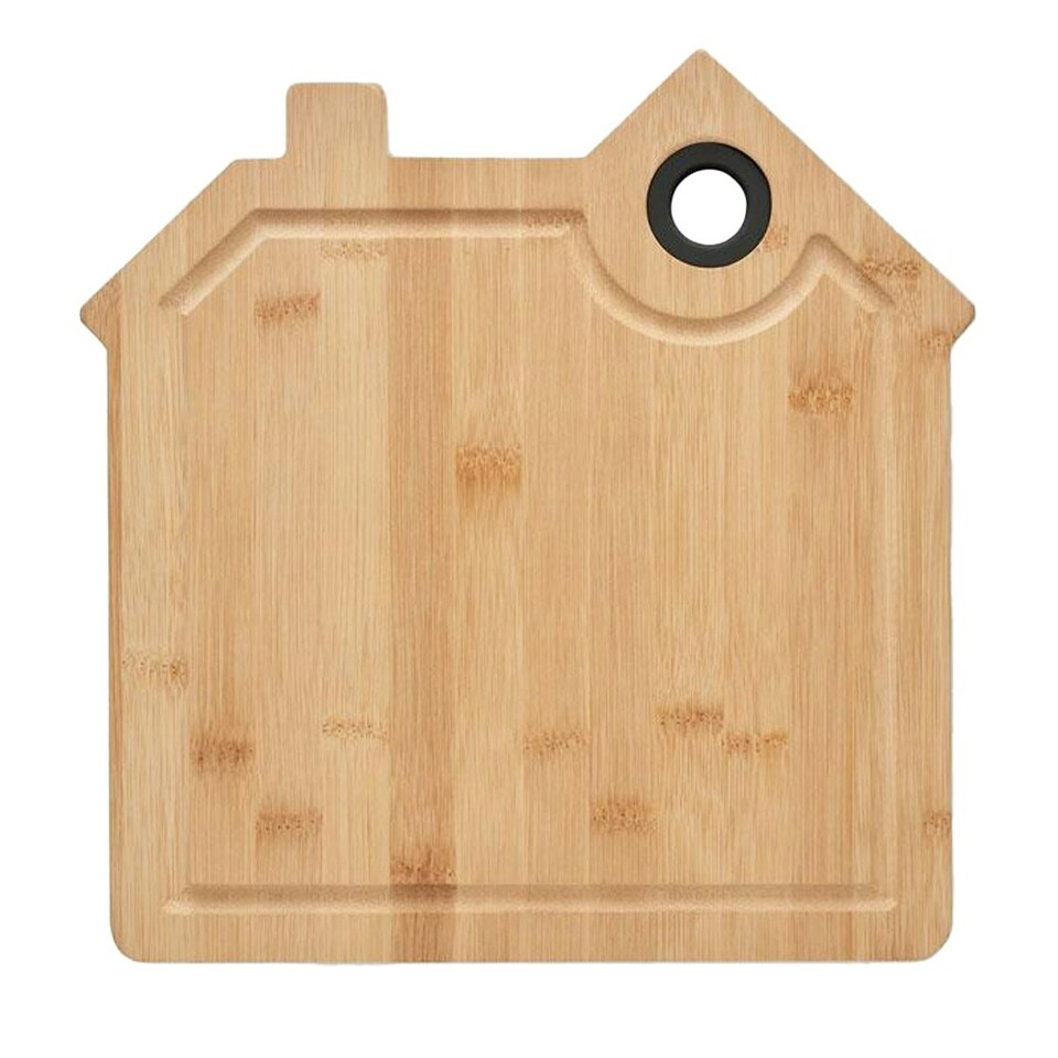 image 1 of MidOcean Rumat Bamboo House Chopping Board - Wood - One Size Brown