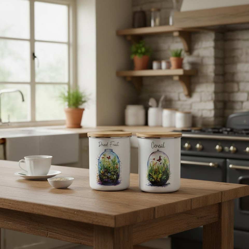 image 1 of Plant Terrarium Dishwasher Tablets Storage Tin