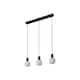 image 2 of Nordlux Milford Indoor Rail Light Black Glass E14 Ribbed - Mains Powered, IP20 | Black