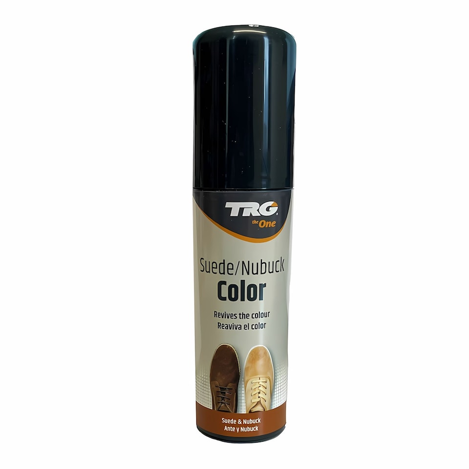 image 1 of TRG Suede and Nubuck Colour Restorer with Sponge Applcator for Shoes 75ml | Brown | Beige