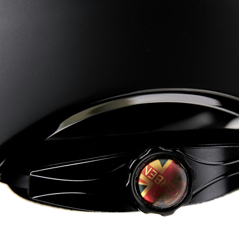 image 1 of Shires Karben Avena Riding Hat - Adult Black | Size: 56-58cm
Colour: Black