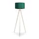 image 1 of ValueLights Aero Polished Gold Floor Lamp Green Shade | Green