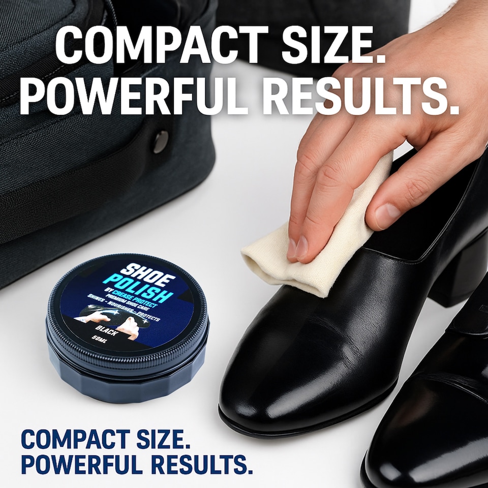 image 1 of Shoe Polish - Premium Leather Polish - Black
