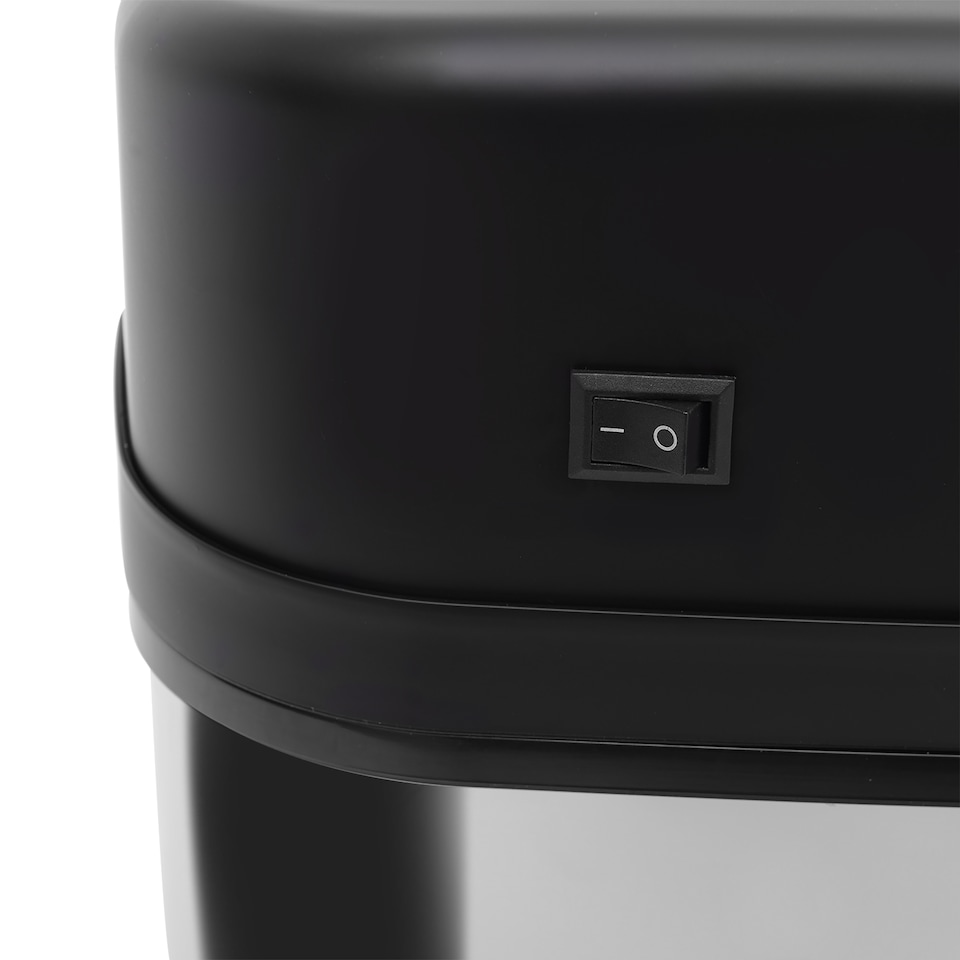 image 1 of HOMCOM 20L LUXURY Automatic Sensor Dustbin Kitchen Waste Bin Rubbish Trashcan Auto Dustbin Stainless Steel with Bucket | Chrome | 1