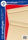 image 3 of Pack of 25 C4 Gummed Manilla Envelopes