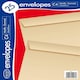 image 3 of Pack of 25 C4 Gummed Manilla Envelopes