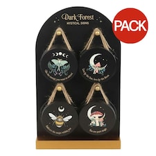 Something Different Dark Forest Door Sign (Pack of 24) - Black - One Size