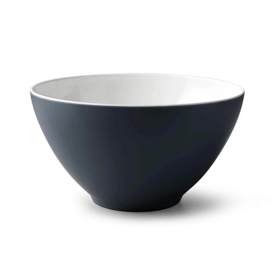 image 1 of Zeal Melamine Salad Bowl, 26cm, Dark Grey