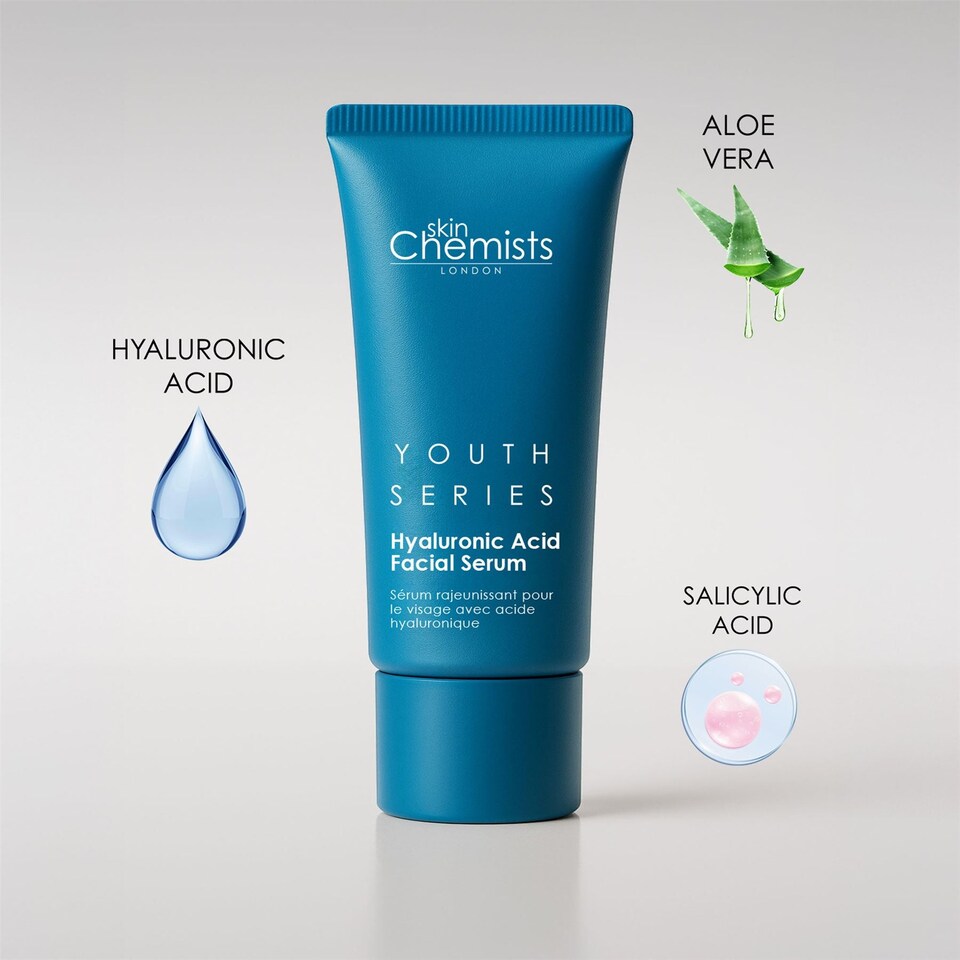 image 1 of skinChemists Anti-Ageing Hyaluronic Acid Advanced Facial Serum 30ml for Plumping and Moisturising