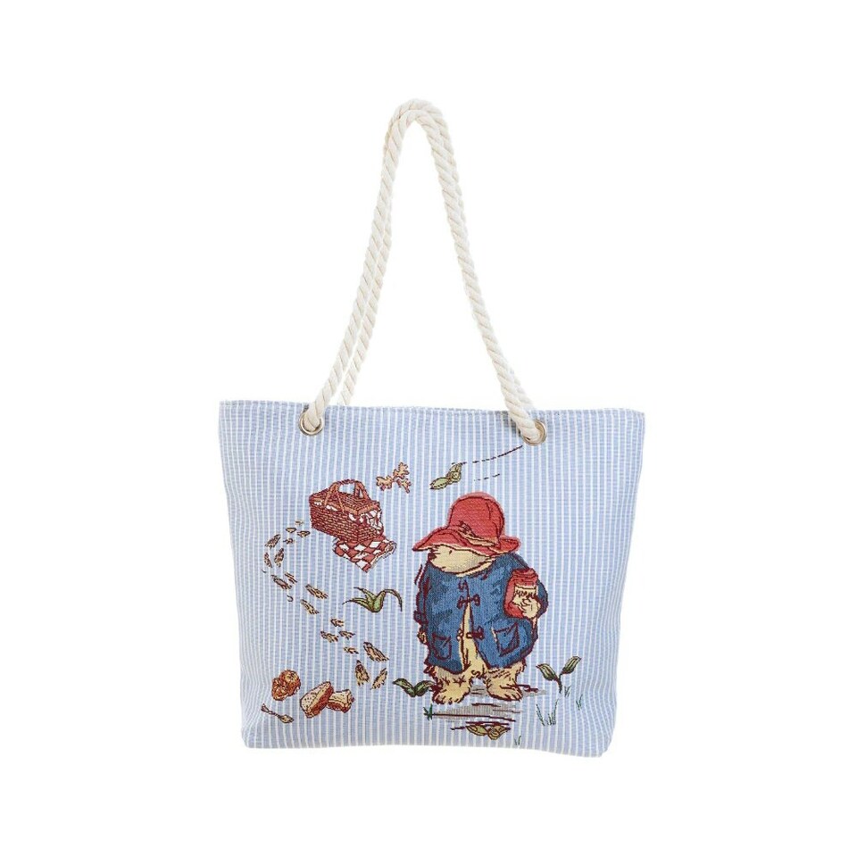 image 1 of Signare Beach Bag - Paddington Bear Marmalade Blue