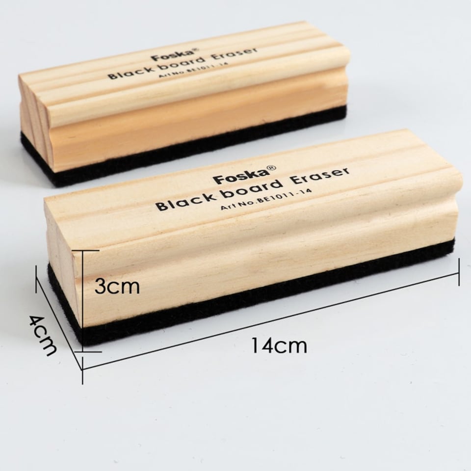 image 1 of Wooden Black Board Eraser