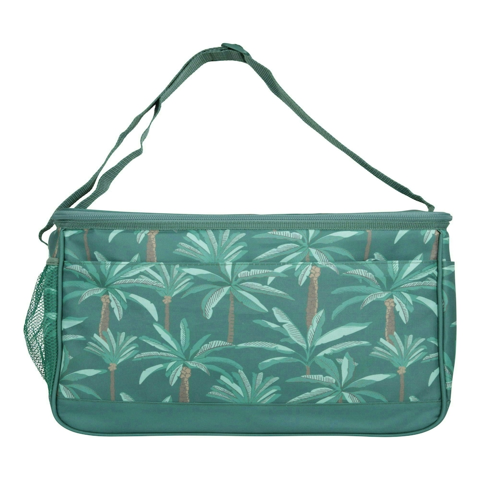 image 1 of Mountain Warehouse 25L Picnic Camping Coolbag Lightweight Durable Adjustable Bag Green | Dark Green