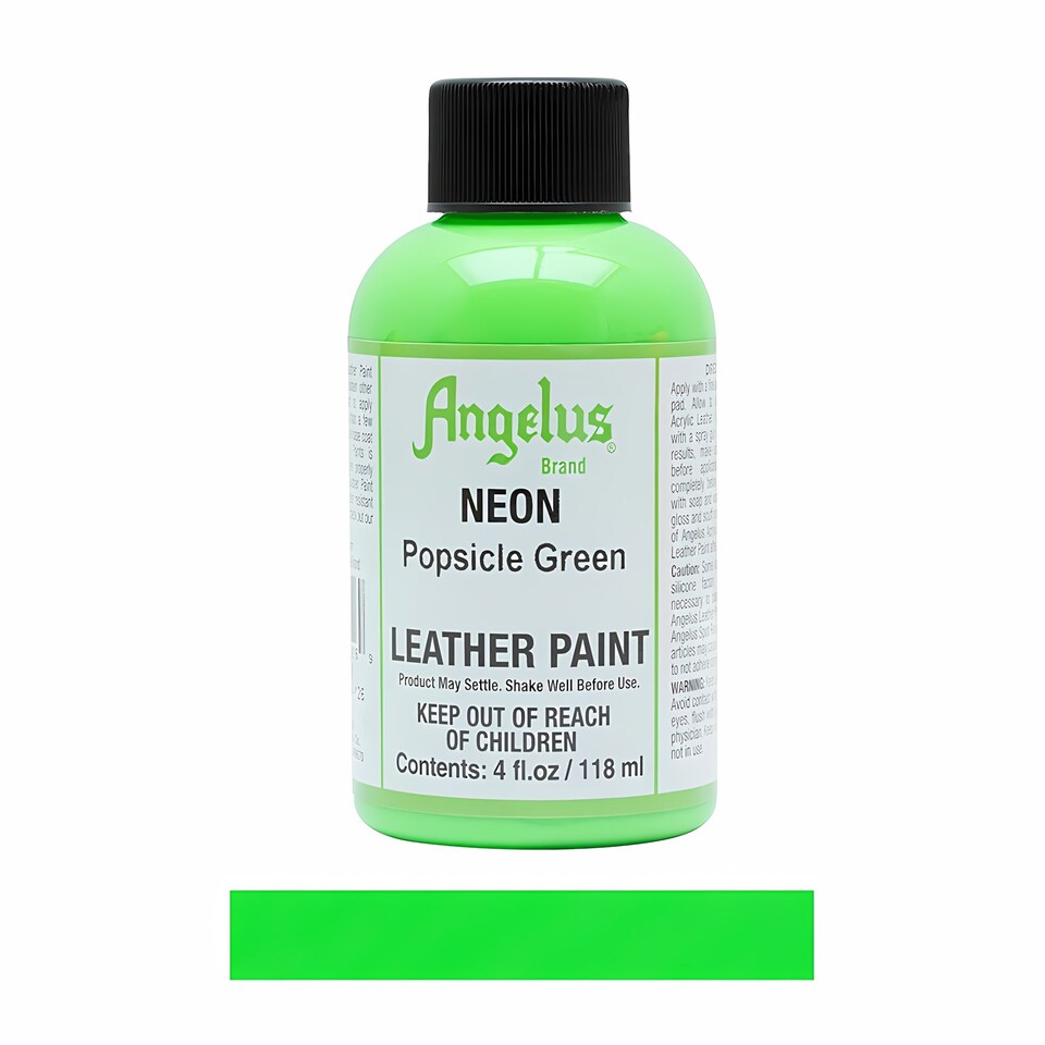 image 1 of Angelus Neon Leather Paint for Sneaker Customs and Shoes 4oz