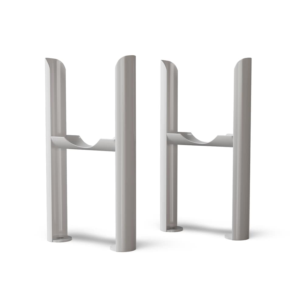 image 1 of Alpha - White Column Radiator H300mm x W1177mm 3 Column - Feet Included