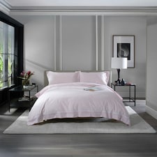 Southport 100% Cotton Duvet Cover Set with Cuffed Finish – Soft, Breathable, Premium Quality Bedding Pink | Rose | King