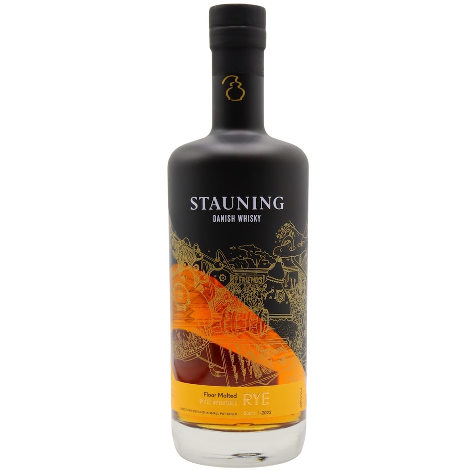 image 1 of Stauning - Floor Malted Rye Whisky | Multi | Freshly-baked rye bread, wine gums and hint of pepper | 1