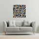 image 2 of geometric abstract (Canvas Print) 46 x 46 x 4cm