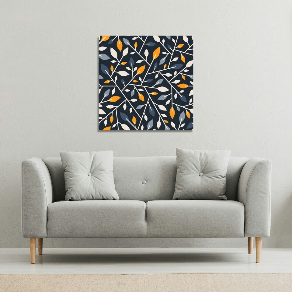 image 1 of geometric abstract (Canvas Print) 46 x 46 x 4cm