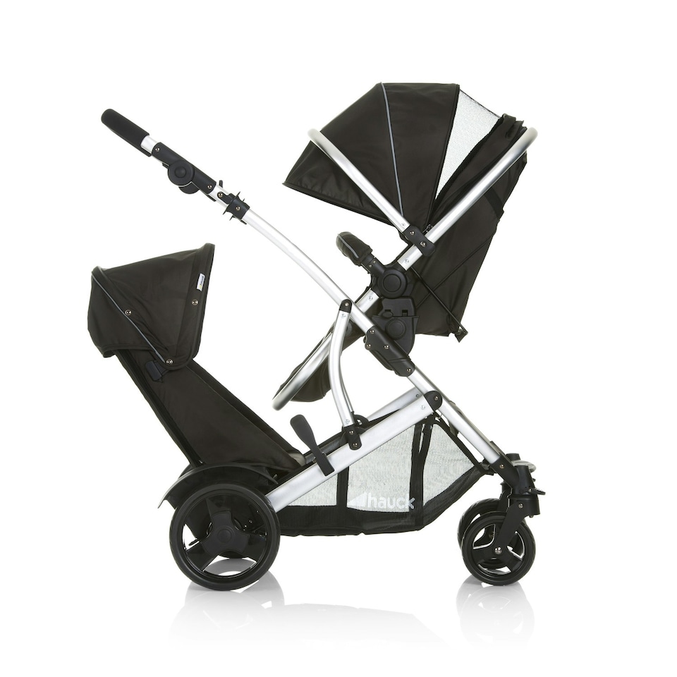 image 1 of Hauck Duett 2 Tandem Pushchair - Black
