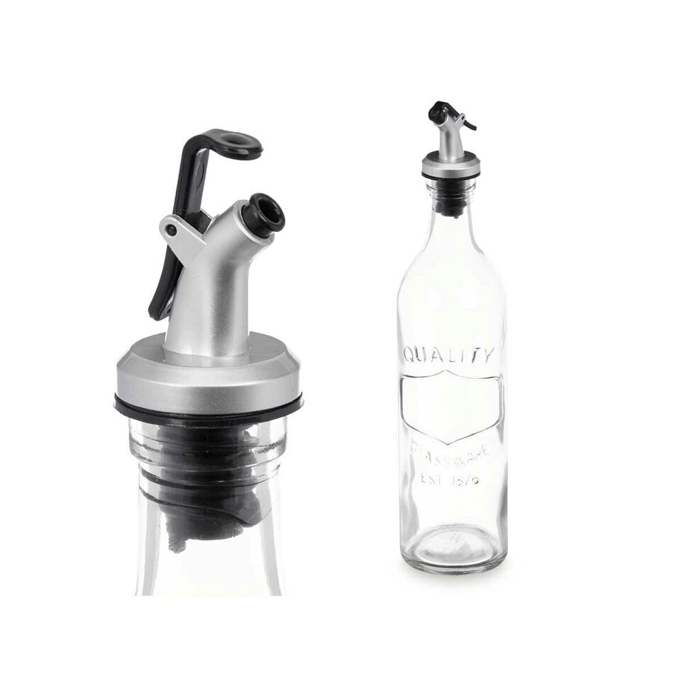 image 1 of Cruet Vivalto YHP-SZ57A/TH12 Transparent Glass With relief 500 ml (24 Units) N/A