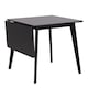 image 1 of Roxby Extending Dining Table 80-120cm in Black