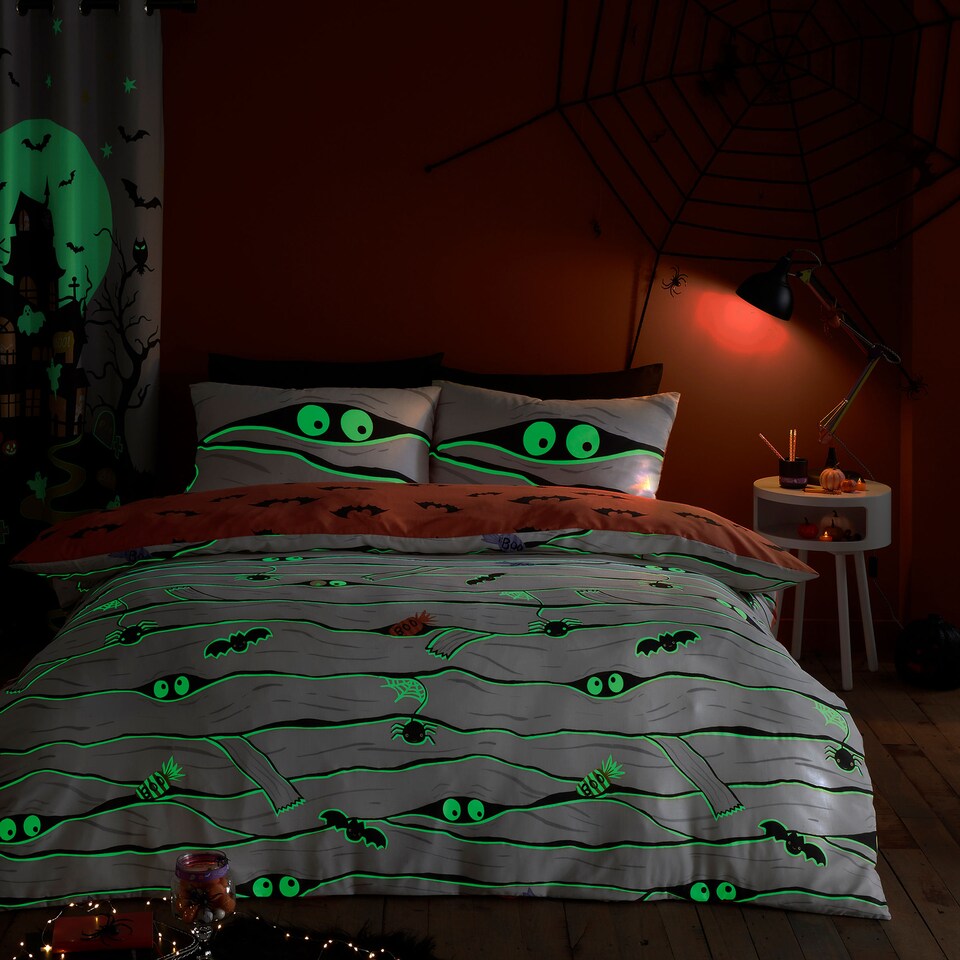 image 1 of Bedlam Mummy Duvet Cover Set White