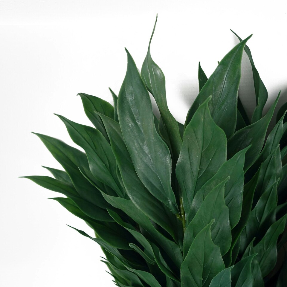 image 1 of 100cm Artificial Plastic Decorative Leaf Spray