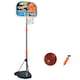 image 1 of HOMCOM 3 Pcs Kids Basketball Set w Hoop Ball Pump Height Fillable Base 3-8 Yrs