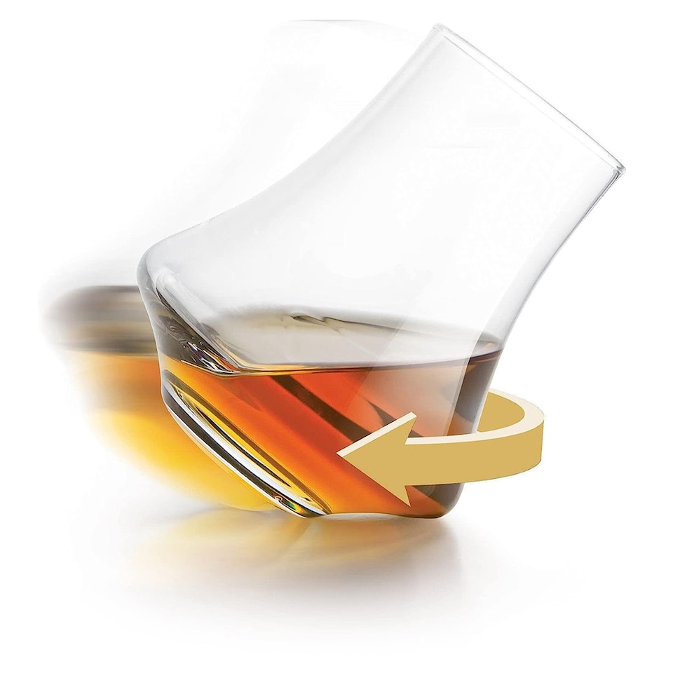 image 1 of Final Touch Revolve Taster Glasses 195ml Set of 2 Clear